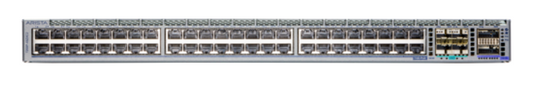 Arista CCS-720XP-48TXH-2C-S-2F gray metal switch with ports and lights