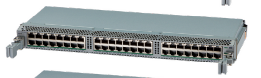 Arista CCS-750X-48ZP-LC 48-port mGig PoE 60W linecard with gray metal ports