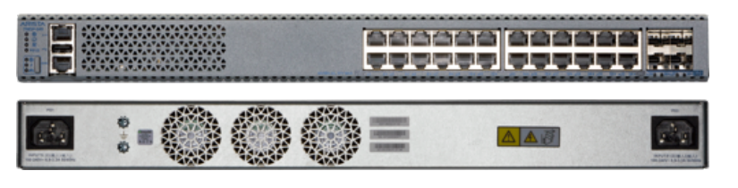 Arista CCS-720DP-24S-2F-C14 gray metal switch with 4x10G SFP ports
