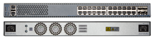 Arista CCS-720DP-24S-2F-C14 gray metal switch with 4x10G SFP ports
