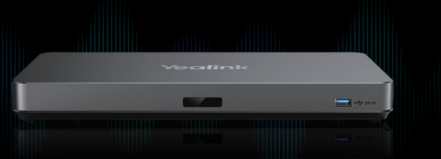 Yealink M500-0010 MeetingEye 500 for Zoom silver conference phone back with USB port