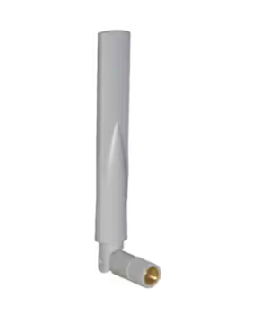 Aruba s1f79a ap-ant-311 tri-band 1x1 omni dipole white plastic antenna with gold-colored connector at the base