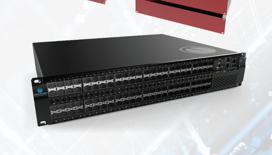 Arista dcs-7130-96las-f black hydramid 96-port sfp+ layer 1+ fpga network switch with sleek professional design