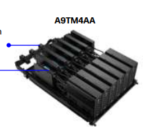 Black hp a9tm4aa battery pack with sleek rectangular design and stacked cells for z2 mini g1i rack rail kit use