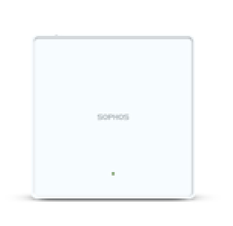 White rectangular mesh wi-fi 6 router with minimalist design and subtle branding sophos ap840r00zzpcnp access point