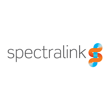 Spectralink logo with gray text and orange blue s emblem on KIRK Wireless Server 6000