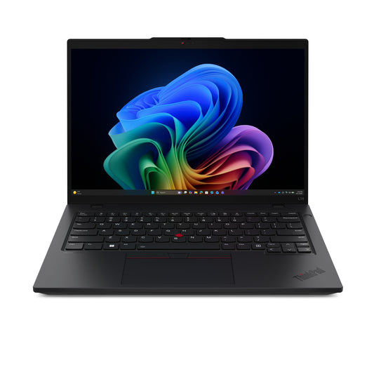 Black lenovo thinkpad l14 gen 7 amd laptop with sleek minimalist design red trackpoint nub 16gb 512gb windows 11 pro
