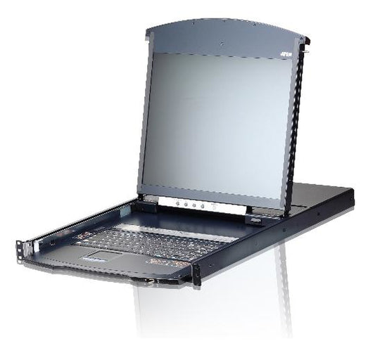 ATEN KL1108VN-AXA-AU | KL1108VN Dual Rail 19" LCD KVM over IP, 8 x CAT5 Ports