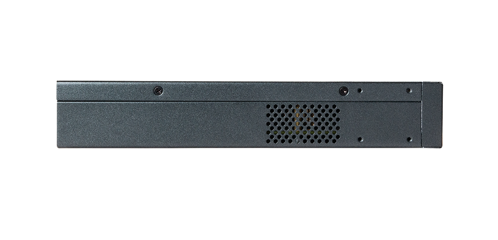 Cambium Networks cnMatrix TX2012R-P black metal server rack rear with perforated grille
