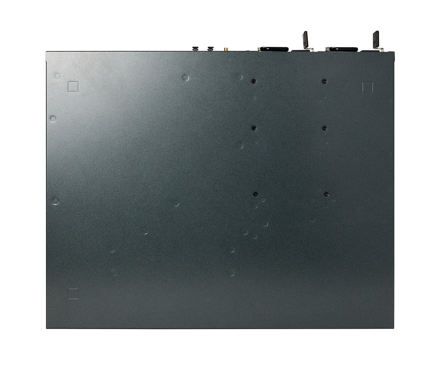 Cambium cnMatrixTX 2020R-P switch dark gray metal rack with mounting holes