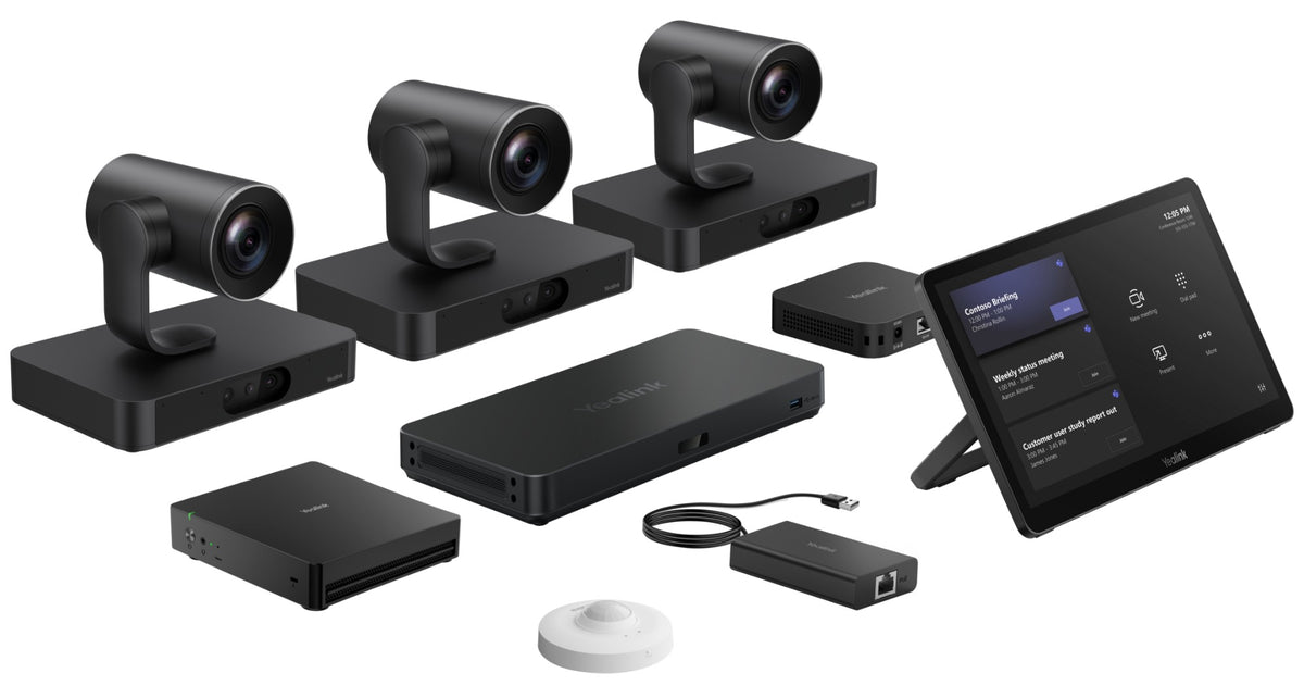 Yealink 1106797 | MVC S98 Teams Rooms Kit, 3x SmartVision 80, MTouch Plus, AVHub