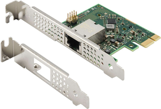 HP 9P1U8AA | Intel I226-T1 2.5GbE PCIe x1 Adapter, 1 x RJ-45, Low-Profile & Full-Height