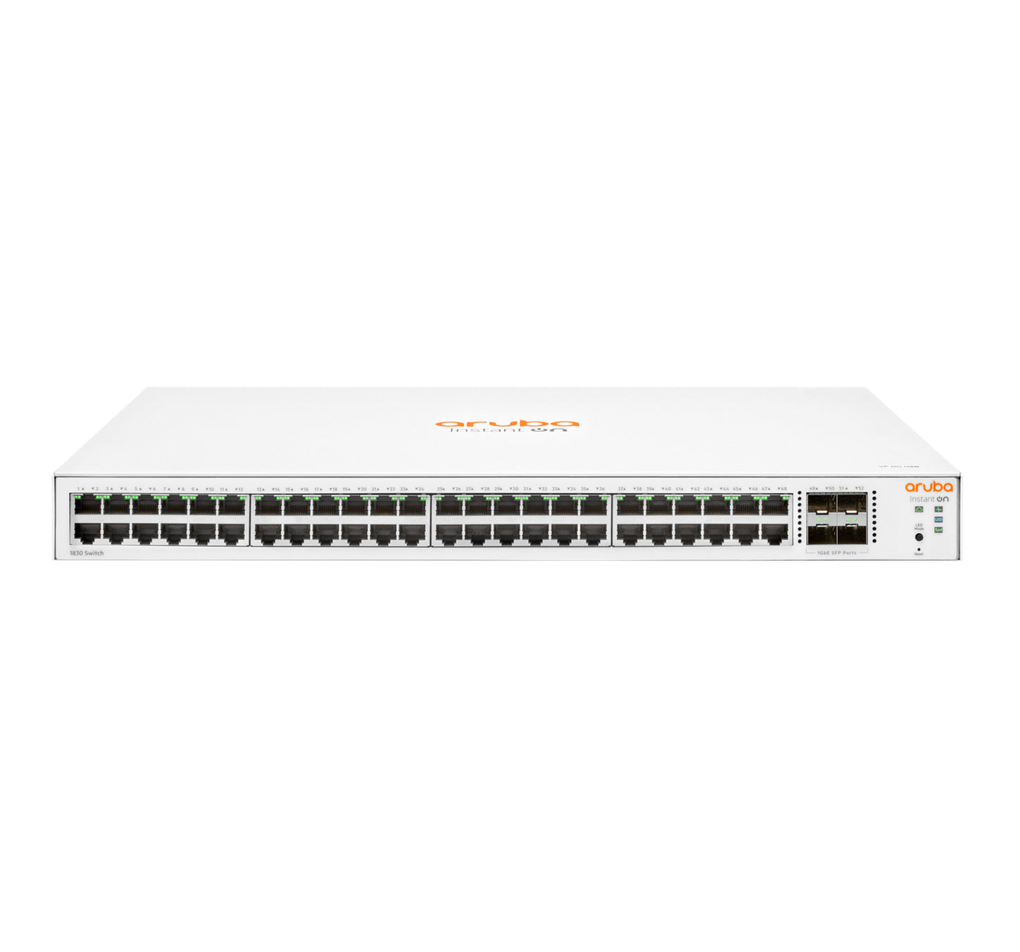 Aruba Instant On Instant On JL814A#ABG | 1830 48-Port Gigabit Switch with 4 SFP Uplinks, L2 Managed