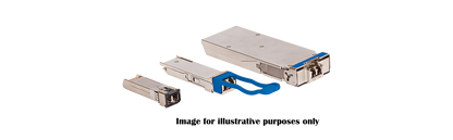 Arista QSFP-100G-ZR4 100GBASE-ZR4 silver SFP+ transceiver with blue handles