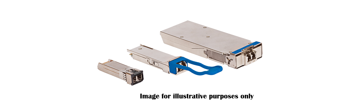 Silver-colored Arista SFP-25G-MR-SR sfp28 transceiver modules with blue handles and metallic connectors for 10/25G MMF use