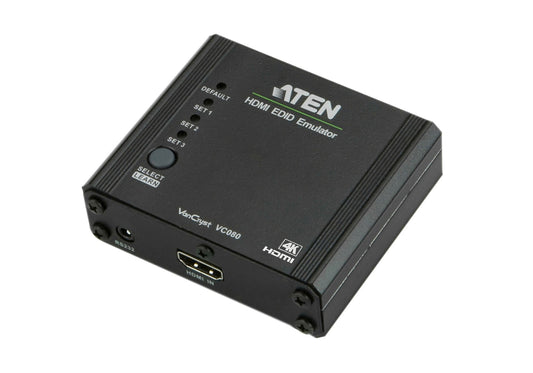ATEN VC080-AT | VC080 HDMI EDID Emulator, 4K60 4:4:4, HDMI 2.0, HDCP 2.2, Programmable