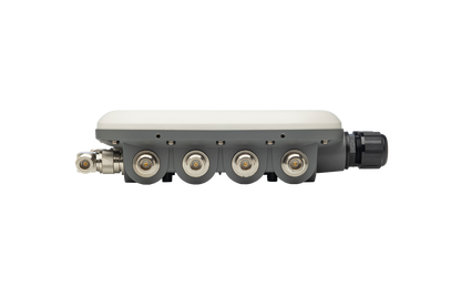 Fortinet FAP-U432F-N Wi-Fi 6 outdoor AP back view with connectors