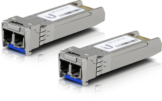 Ubiquiti UACC-OM-SM-10G-D-2 | UACC-OM-SM-10G SFP+ Transceiver, 10G, Duplex LC