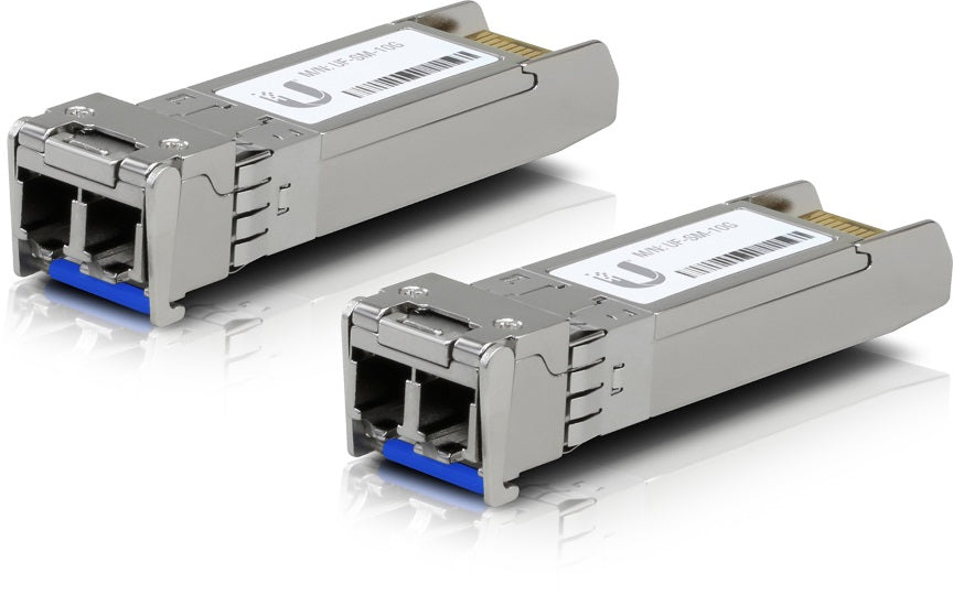 Ubiquiti UACC-OM-SM-10G-D-2 | UACC-OM-SM-10G Transceiver, 1310nm, LC Connector, 10G SFP+ Transceiver
