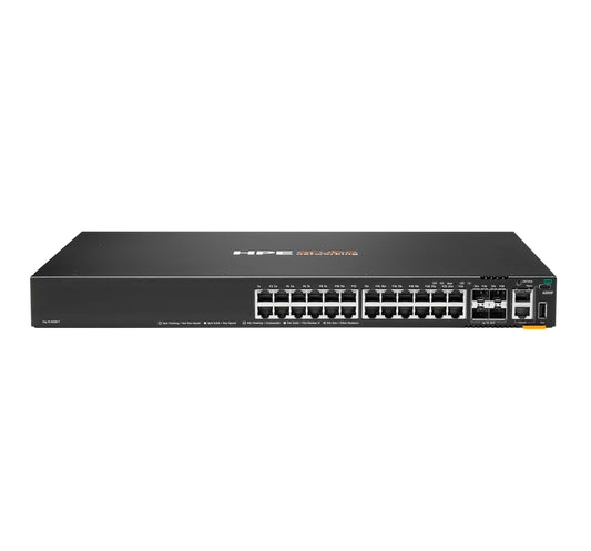 Aruba S0M81A#ABG | CX 6200F 24G 4SFP L3 Managed Switch, 24 Gigabit Ports, 4 SFP Uplinks