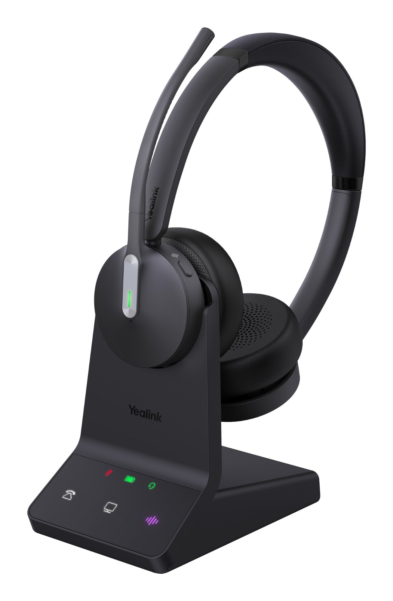 Yealink WH64-DUAL-UC | WH64 Series, WH64 Dual UC Wireless Headset, Dual Connectivity, Noise-Cancelling Microphone