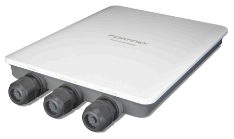 Fortinet FAP-U234F-N | Tri-Radio Wi-Fi 6 AP, 2x GbE Ports, PoE, IoT, White