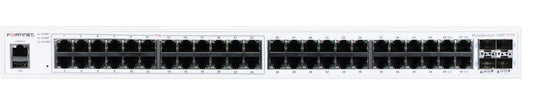 Fortinet FS-148F-POE | 48x GE, 4x SFP+, 370W PoE, Layer 2+ Management Switch