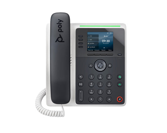 Poly 82M87AA | Edge E220 IP Phone, PoE-Enabled, 240V