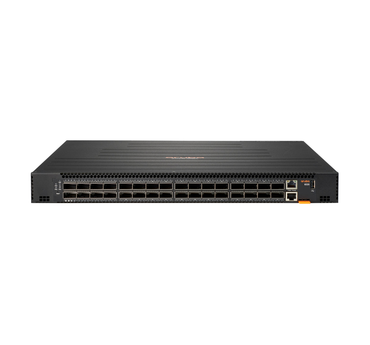 Aruba JL626A#ABG | 8325-32C 32-port 100G QSFP+/QSFP28 L3 Switch, 6 Fans, 2 PSU