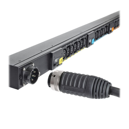 Eaton EVMAGU23X-E G4 managed PDU with 24 C13, 18 C39 outlets, black rugged design