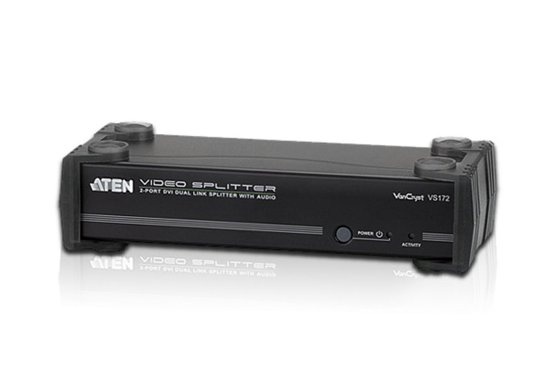 ATEN VS172-AT-U | VS172 2-Port DVI-D Dual-Link Splitter with Audio, 2560x1600