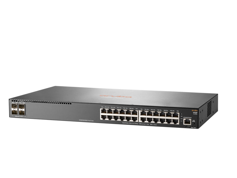 Aruba JL259A#ABG | 2930F 24-Port Gigabit Switch with 4 SFP Uplinks, L3 Managed