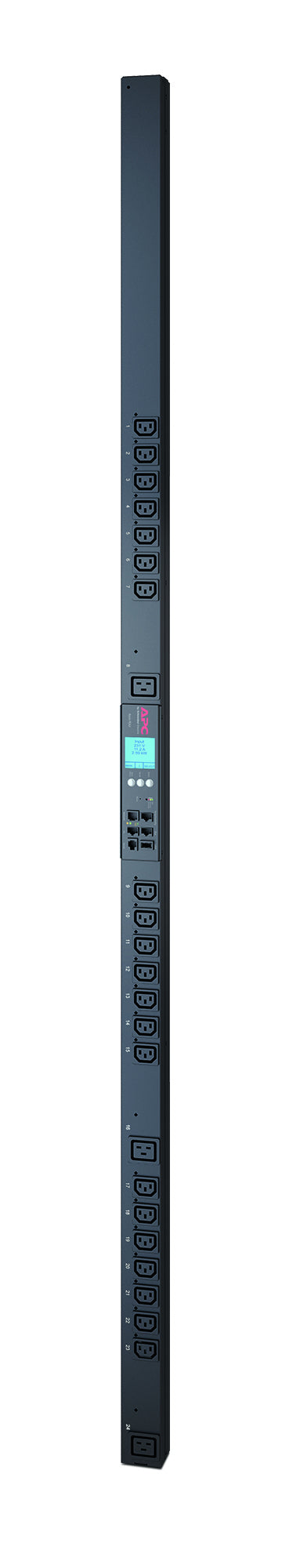 APC AP8659 | NetShelter 2G 0U 20A/208V 16A/230V Metered-by-Outlet Switching Rack PDU, 21 C13 & 3 C19 Outlets