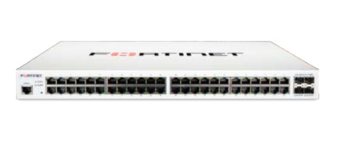 Fortinet FS-148E | L2+ Managed Switch, 48GE Ports, 4 SFP Uplinks, FortiSwitch-148E