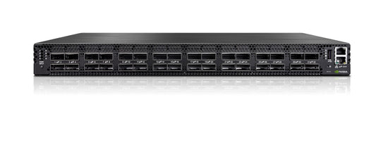 Black nvidia a100 gpu server backside with multiple pcie slots and network ports for hpe s2t81a sn4700m data switch