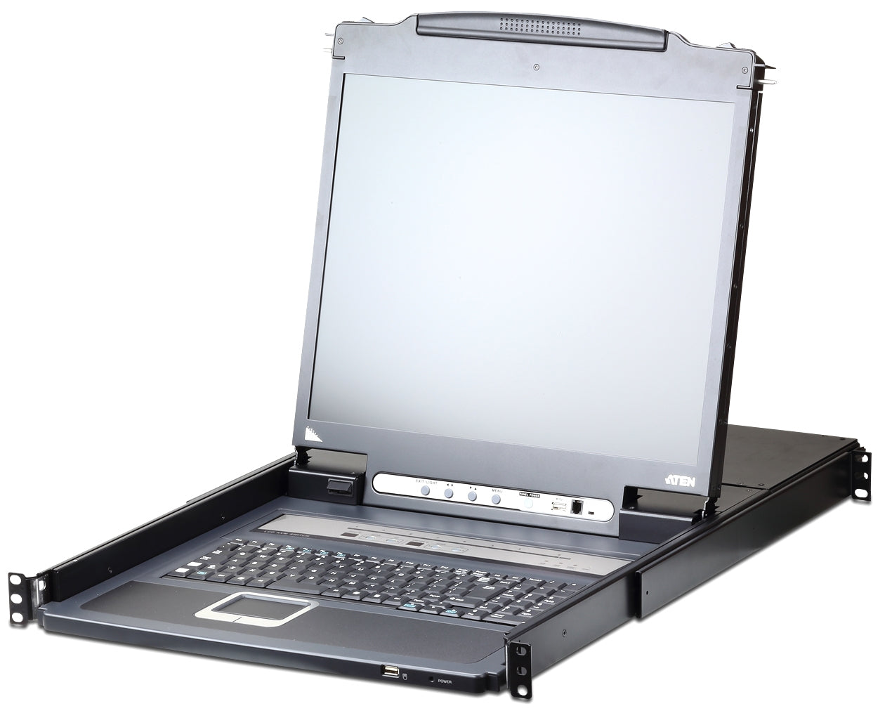 ATEN CL5708IN-ATA-AU | CL5708IN LCD KVM over IP, 8 x VGA, 19" 1280x1024, PS/2-USB