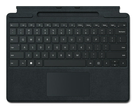 Microsoft 8XA-00182 | Surface Pro Signature Keyboard Cover, Alcantara, Backlit