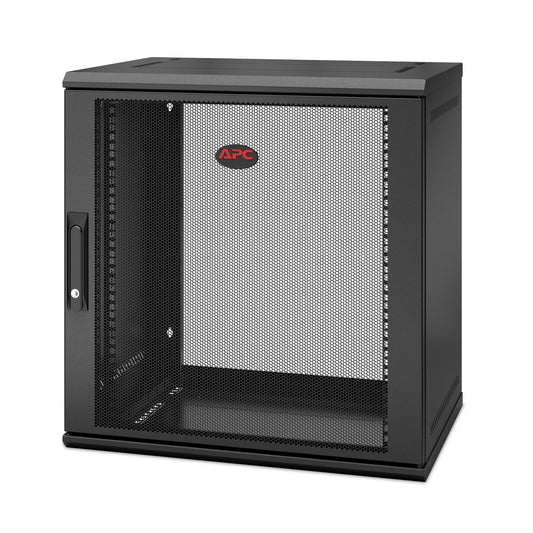 APC AR112SH4 | NetShelter WX 12U, 19" Patch Cabinet, Wall Mount, Pre-Assembled, 400mm Deep