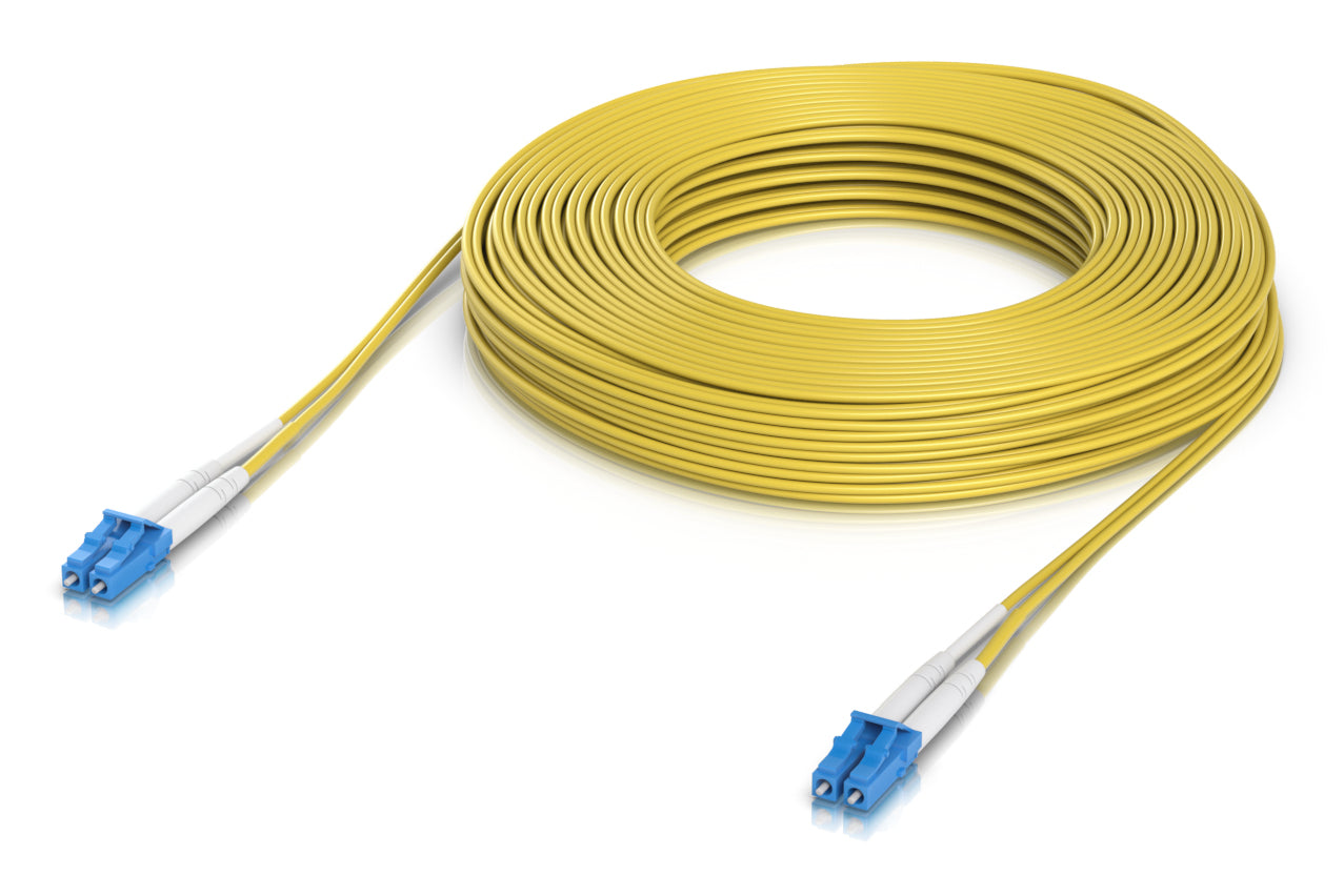 Ubiquiti UACC-OFC-S2-LULU-30M | UACC-OFC-S2-LULU, InfiniBand/Fibre Optic Cable LC/LC, 30m, Yellow