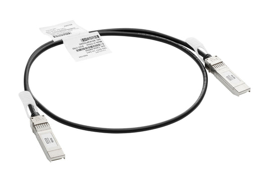 Aruba Instant On R9D19A | 1m 10G SFP+ InfiniBand/Fibre Optic Cable, Black/Silver