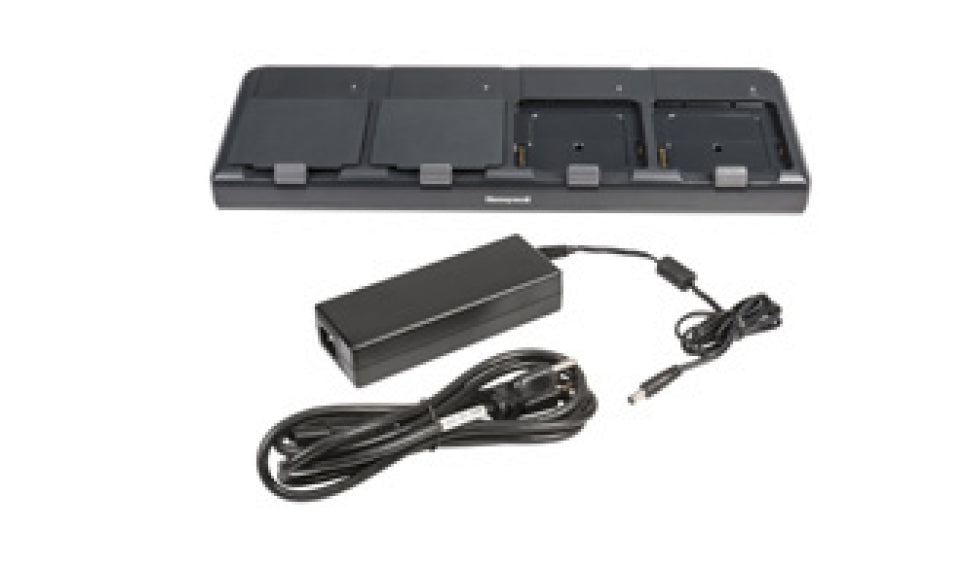 Honeywell CT50-QBC-0-R | CT50 Series Battery Charger for 4 Batteries, Dock & Power Supply