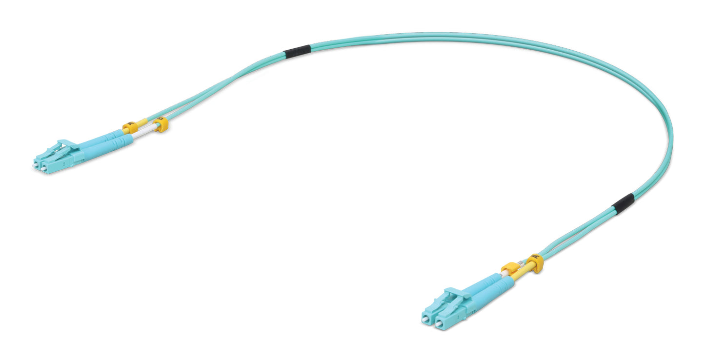 Ubiquiti UACC-OFC-MM-0.5M | UACC-OFC-MM-0, InfiniBand/Fibre Optic Cable, LC/LC, Aqua, 0.5m