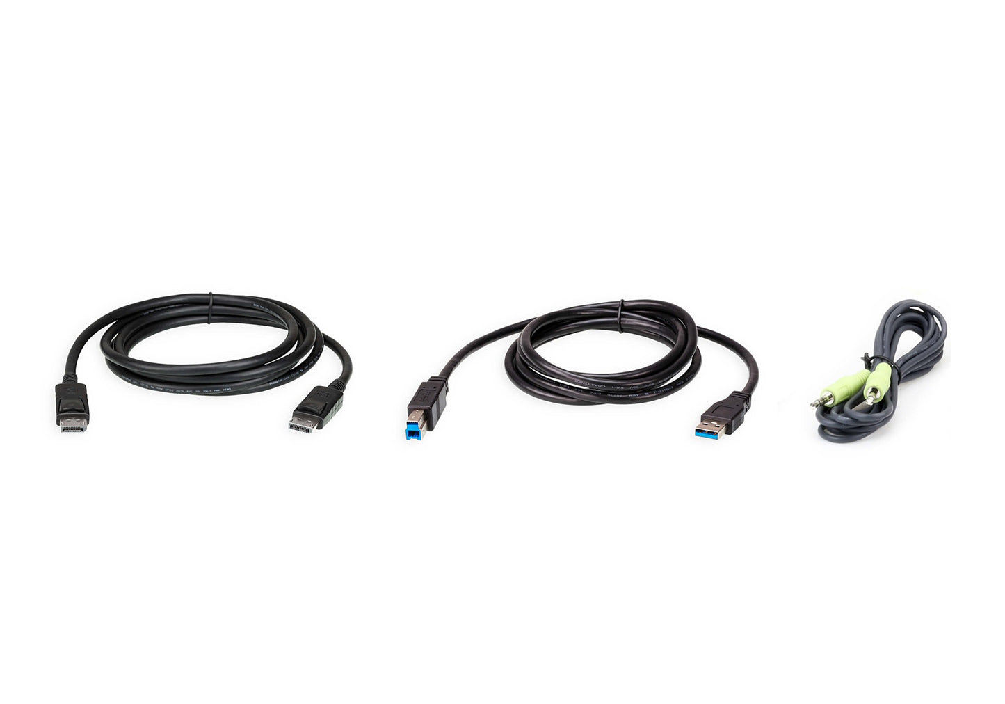 ATEN 2L-7D02UDPX3 | 2L-7D Series DisplayPort + USB KVM Cable Kit, 1.8 m, Black