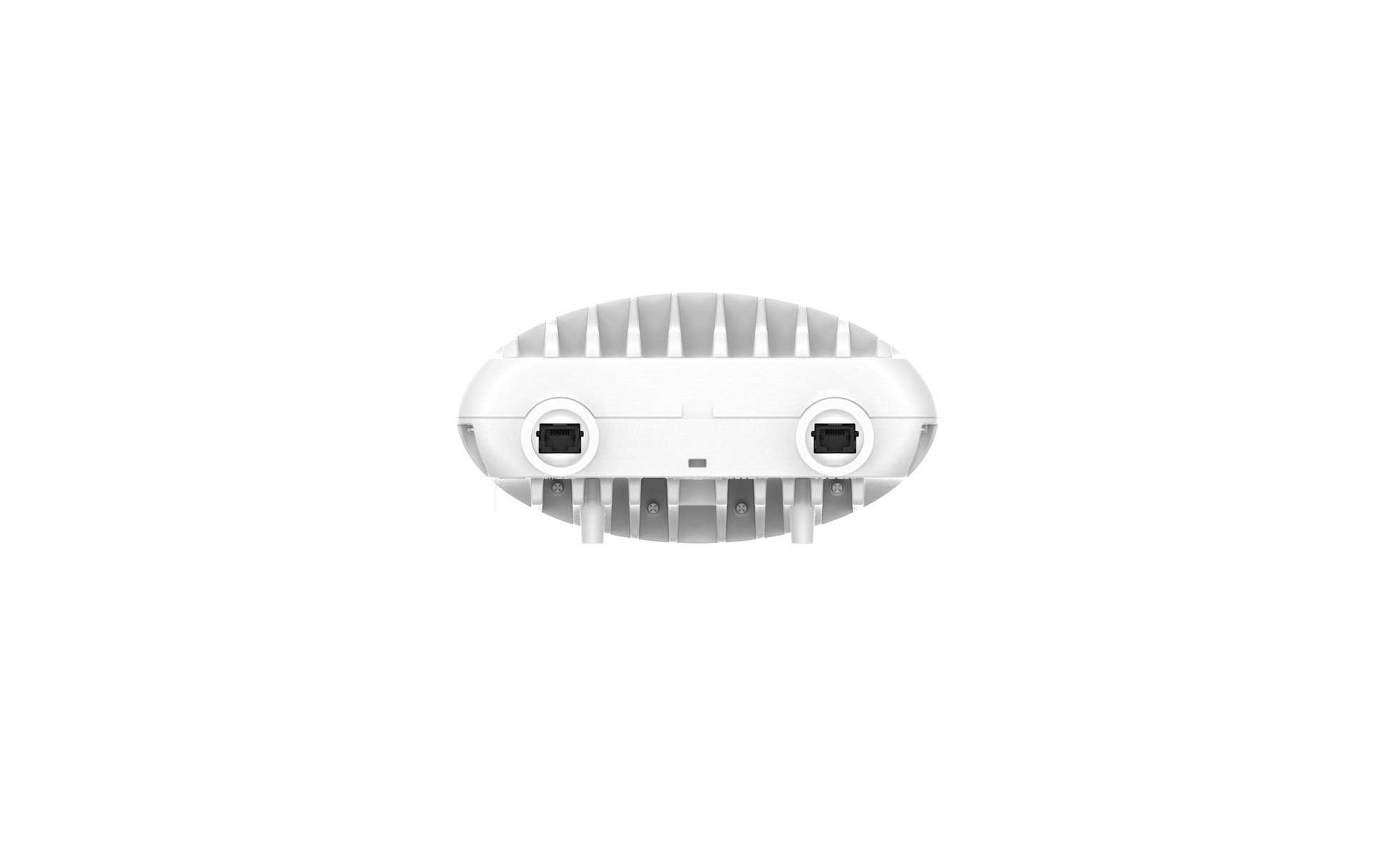 Cambium Networks XE3-4T white oval outdoor WiFi 6E AP with Ethernet ports