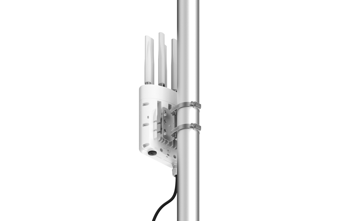 Cambium Networks XE3-4T white outdoor WiFi 6E AP on pole