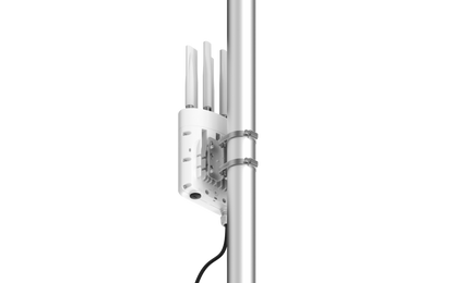 Cambium Networks XE3-4T white outdoor WiFi 6E AP on pole