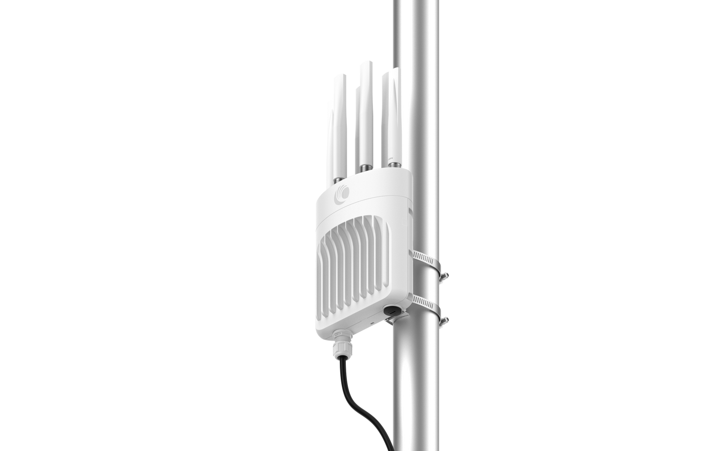 Cambium Networks XE3-4T white outdoor WiFi 6E AP on pole
