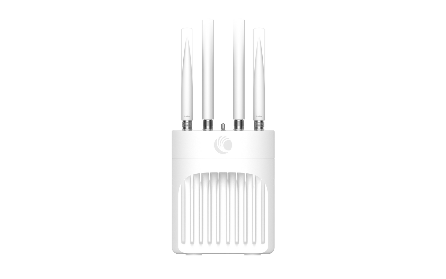 Cambium Networks XE3-4T white wireless router with 4 antennas