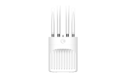 Cambium Networks XE3-4T white wireless router with 4 antennas