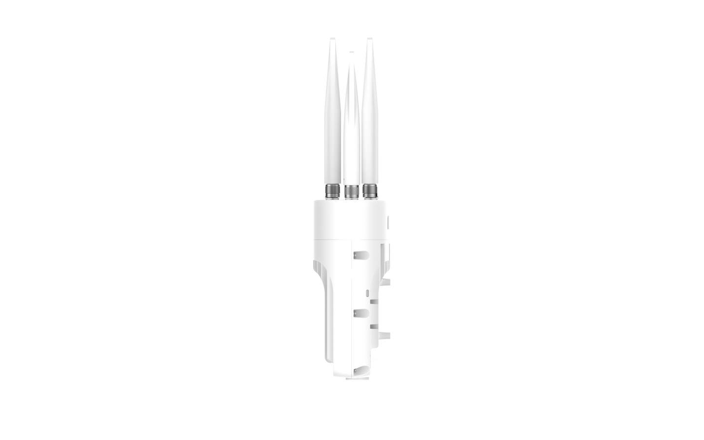 Cambium Networks XE3-4T white plastic outdoor WiFi 6E router with 4 antennas